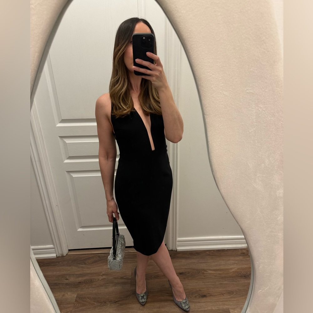 Alexander Wang Slim V-Neck Dress